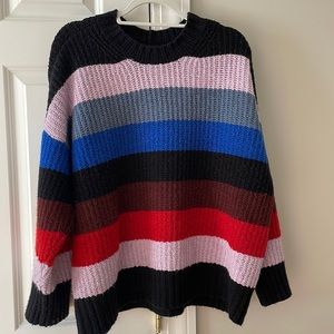 Oversized Striped Sweater